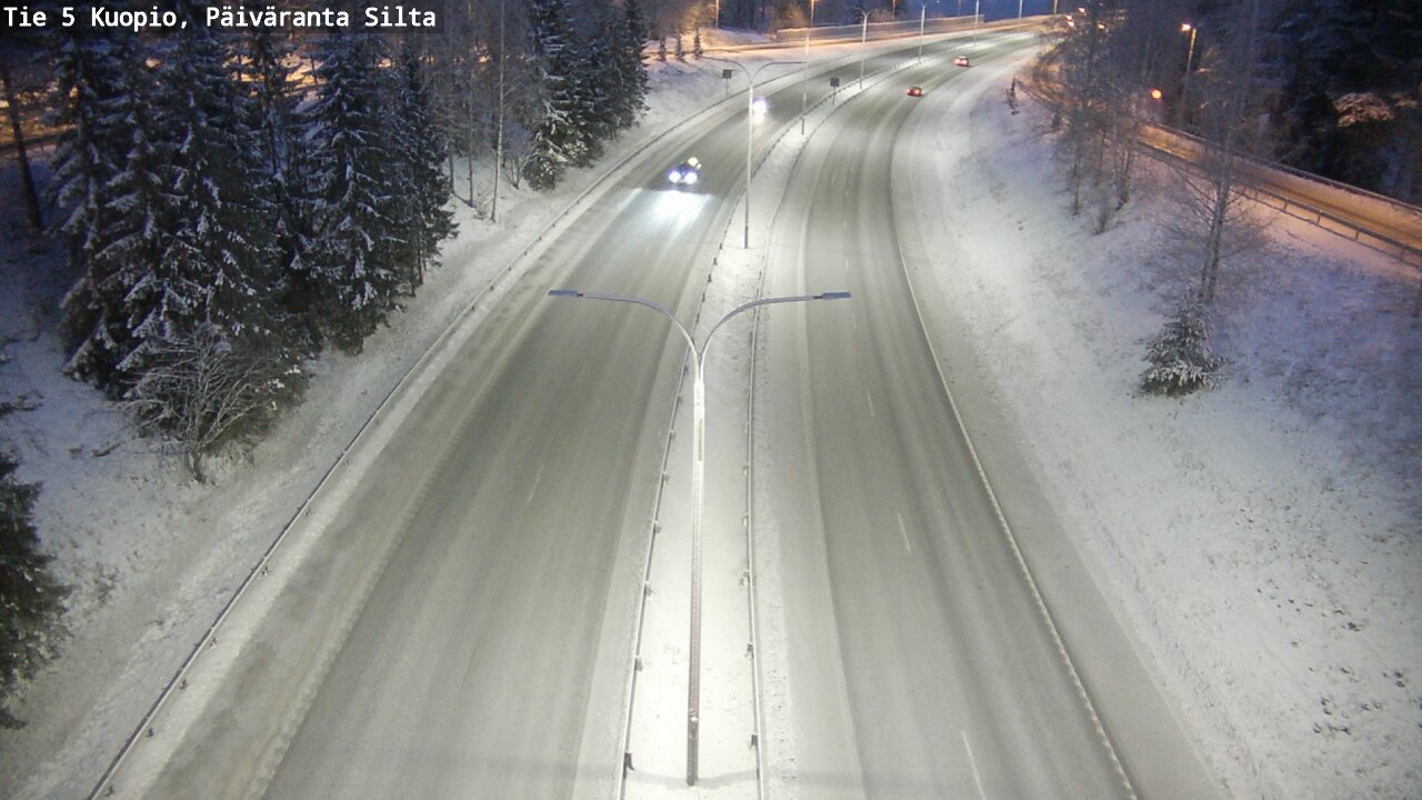 Kelikamerat Kuva Tie 5 Kuopio, Päiväranta silta, Kuopio, Pohjois-Savo