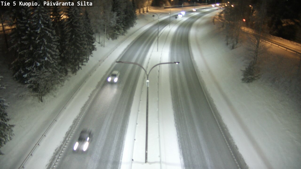 Kelikamerat Kuva Tie 5 Kuopio, Päiväranta silta, Kuopio, Pohjois-Savo