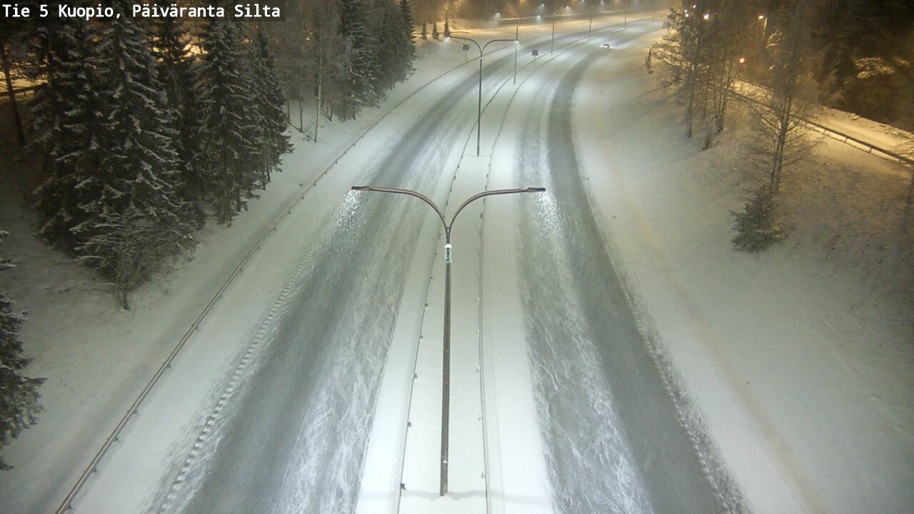 Kelikamerat Kuva Tie 5 Kuopio, Päiväranta silta, Kuopio, Pohjois-Savo
