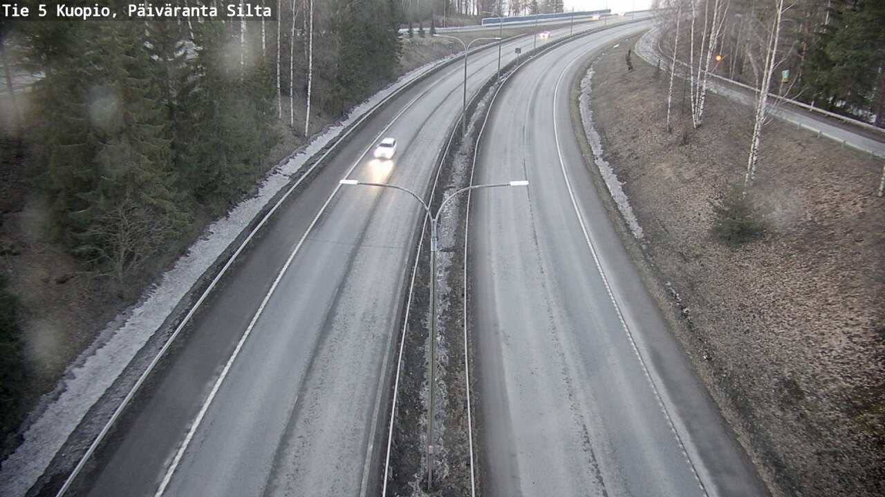 Kelikamerat Kuva Tie 5 Kuopio, Päiväranta silta, Kuopio, Pohjois-Savo