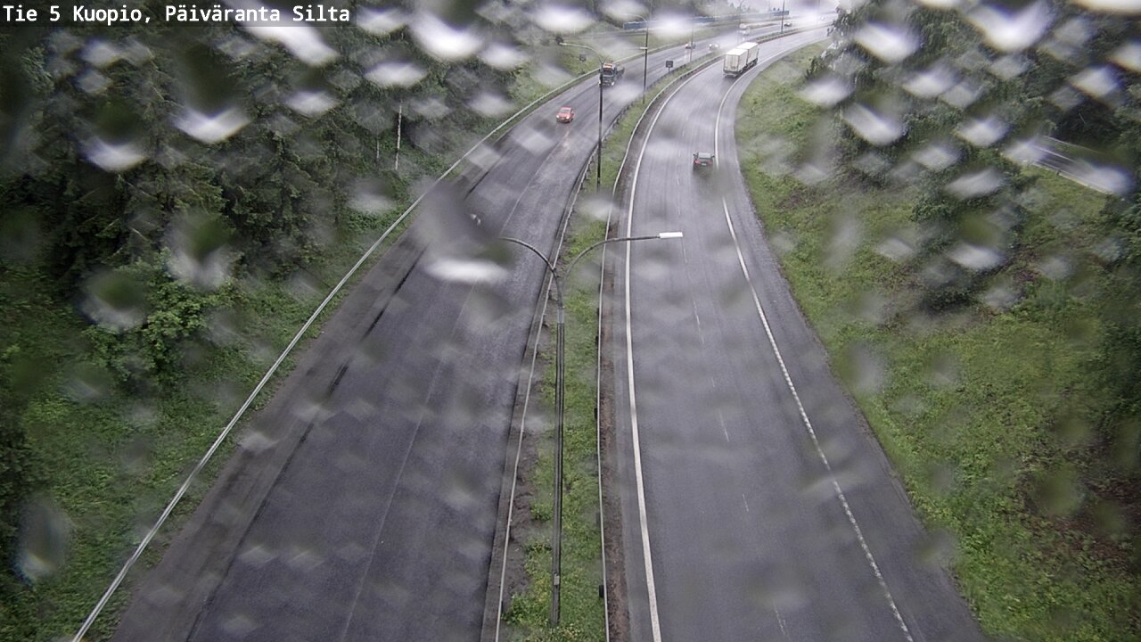 Weather Camera Image Väg 5 Kuopio, Päiväranta silta, Kuopio, Pohjois-Savo