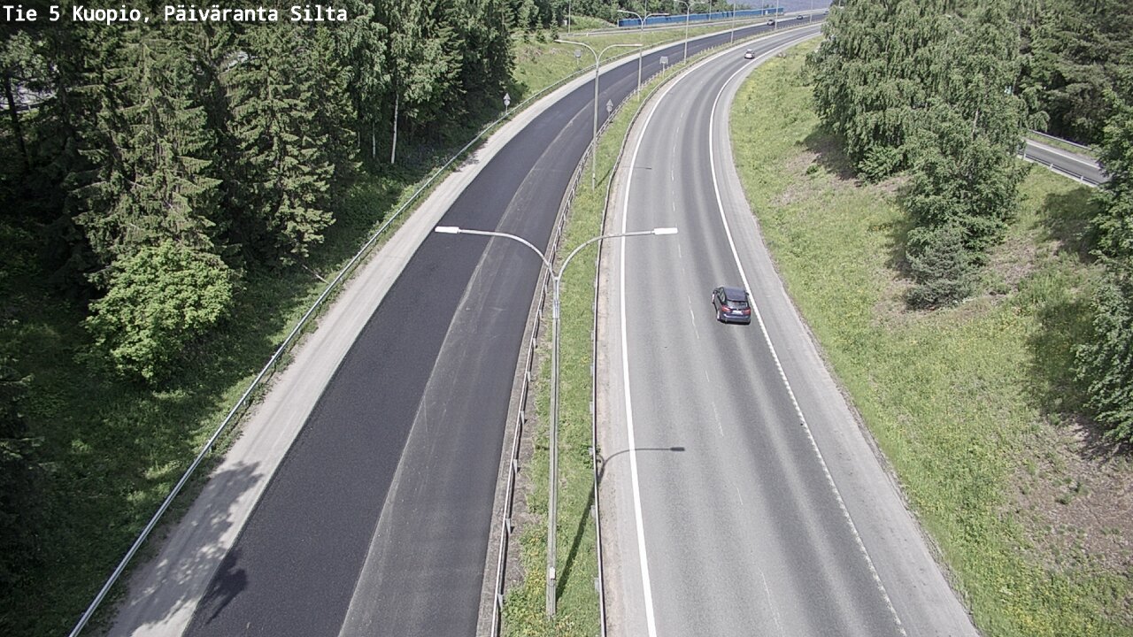 Kelikamerat Kuva Tie 5 Kuopio, Päiväranta silta, Kuopio, Pohjois-Savo