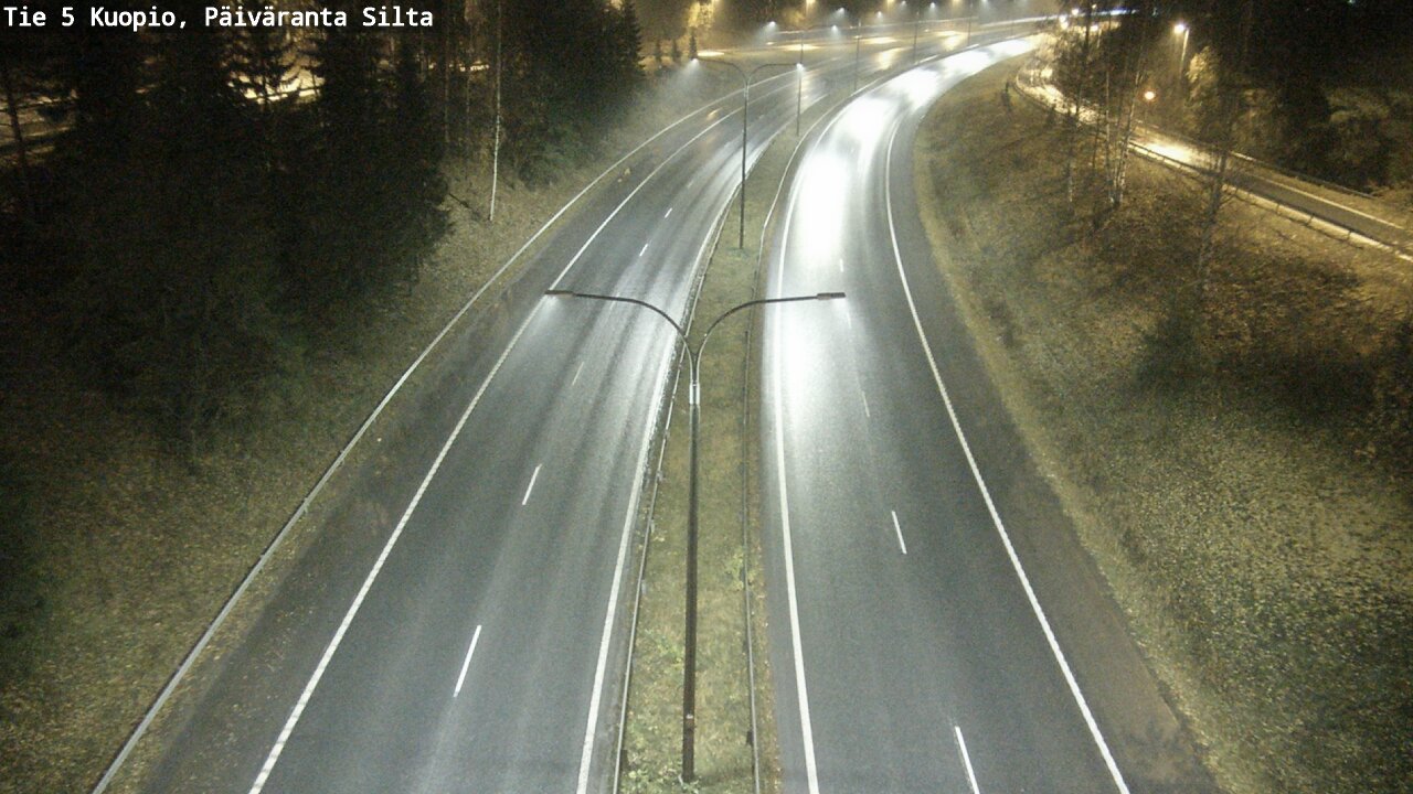 Weather Camera Image Road 5 Kuopio, Päiväranta silta, Kuopio, Pohjois-Savo