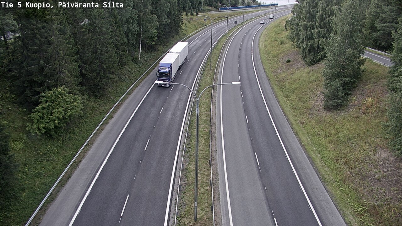 Kelikamerat Kuva Tie 5 Kuopio, Päiväranta silta, Kuopio, Pohjois-Savo