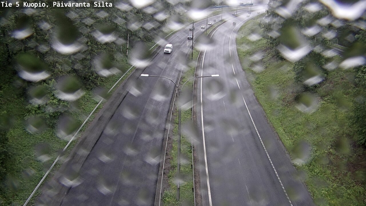 Weather Camera Image Väg 5 Kuopio, Päiväranta silta, Kuopio, Pohjois-Savo