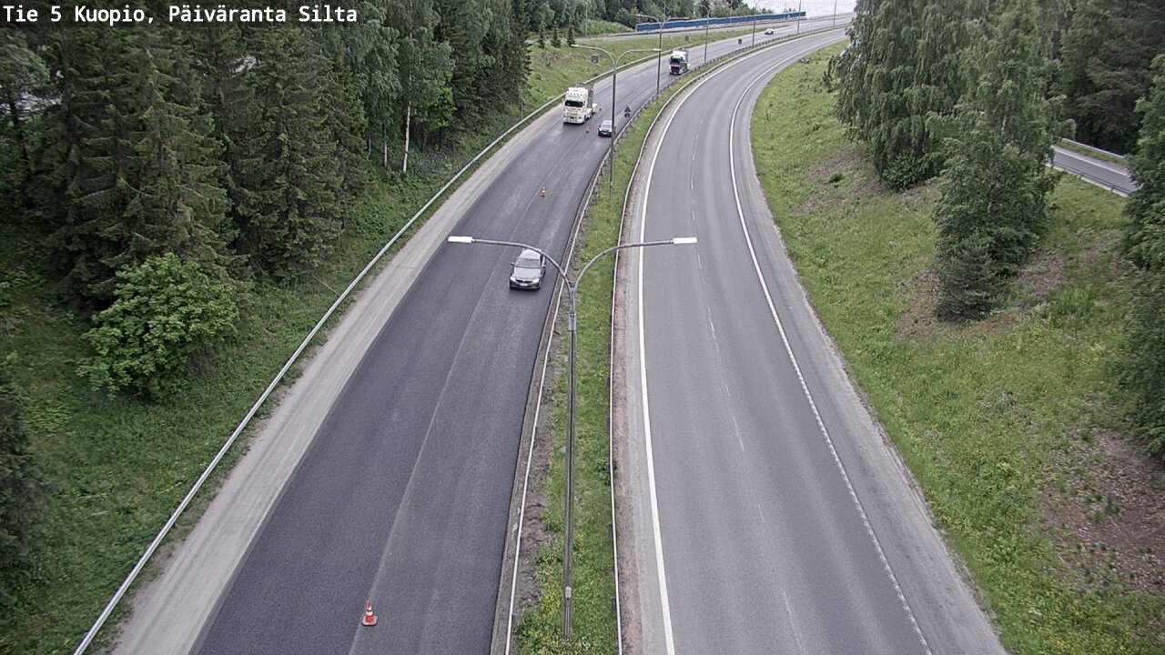 Kelikamerat Kuva Tie 5 Kuopio, Päiväranta silta, Kuopio, Pohjois-Savo