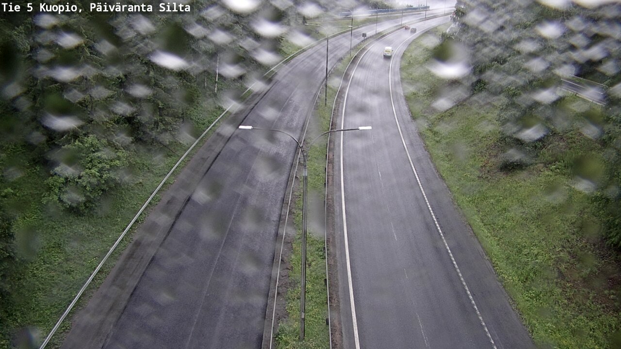 Weather Camera Image Väg 5 Kuopio, Päiväranta silta, Kuopio, Pohjois-Savo