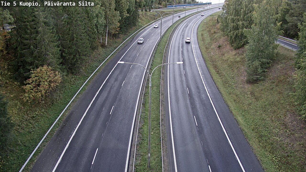 Weather Camera Image Road 5 Kuopio, Päiväranta silta, Kuopio, Pohjois-Savo
