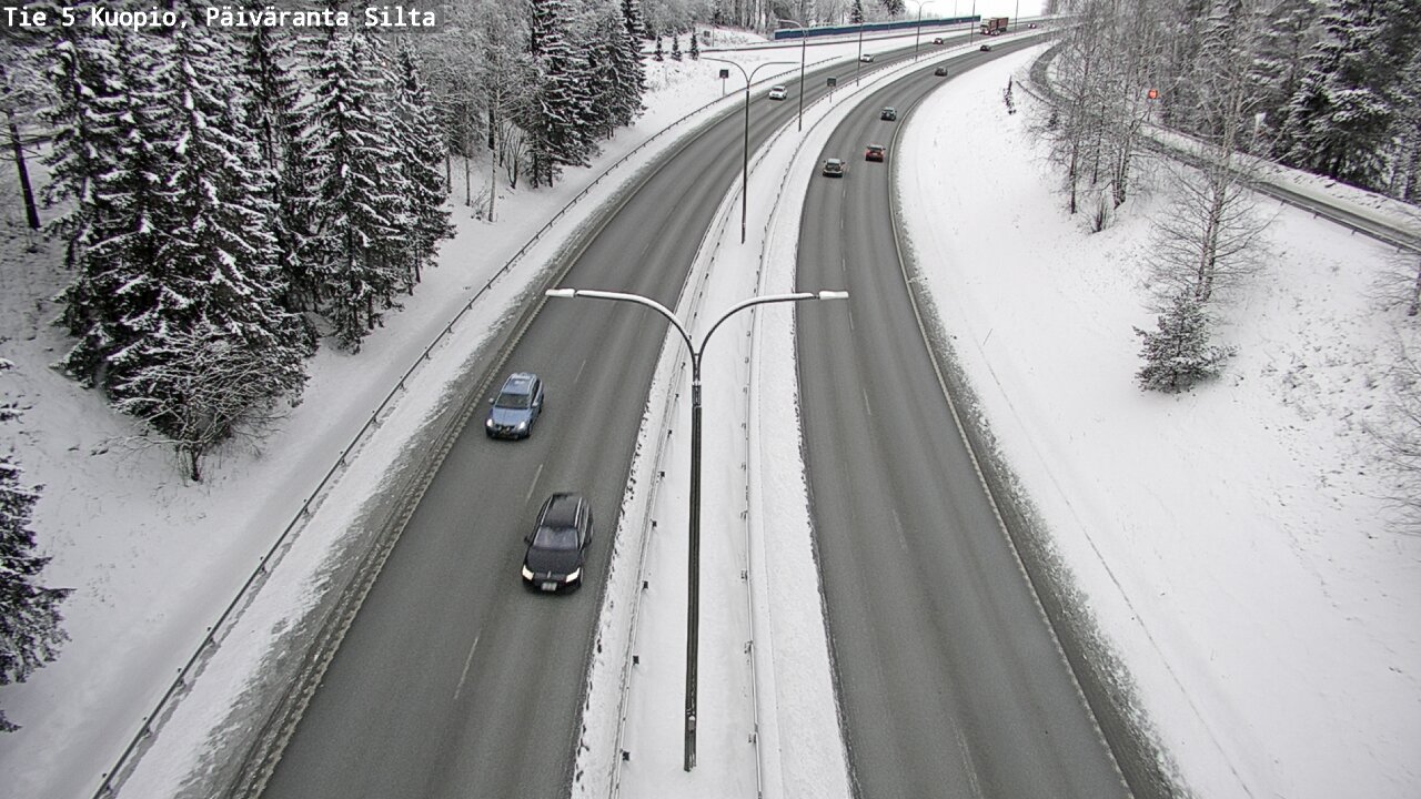 Kelikamerat Kuva Tie 5 Kuopio, Päiväranta silta, Kuopio, Pohjois-Savo