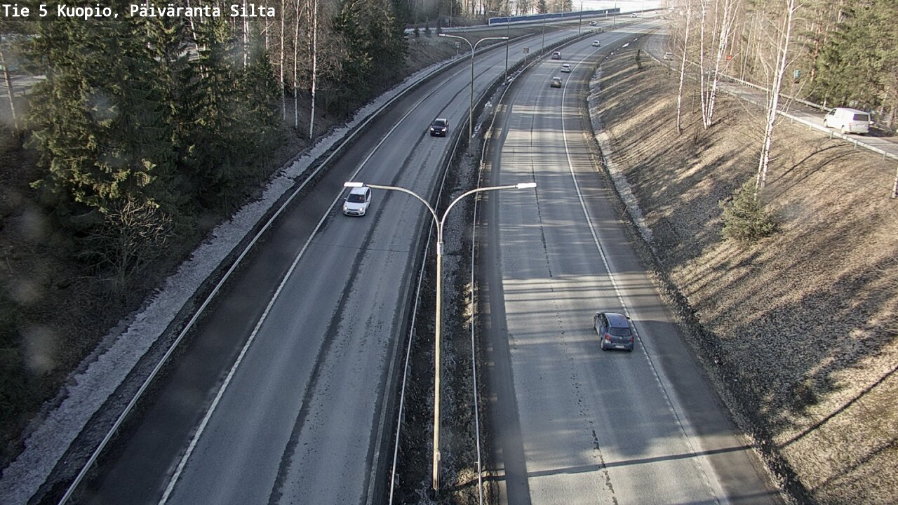 Kelikamerat Kuva Tie 5 Kuopio, Päiväranta silta, Kuopio, Pohjois-Savo