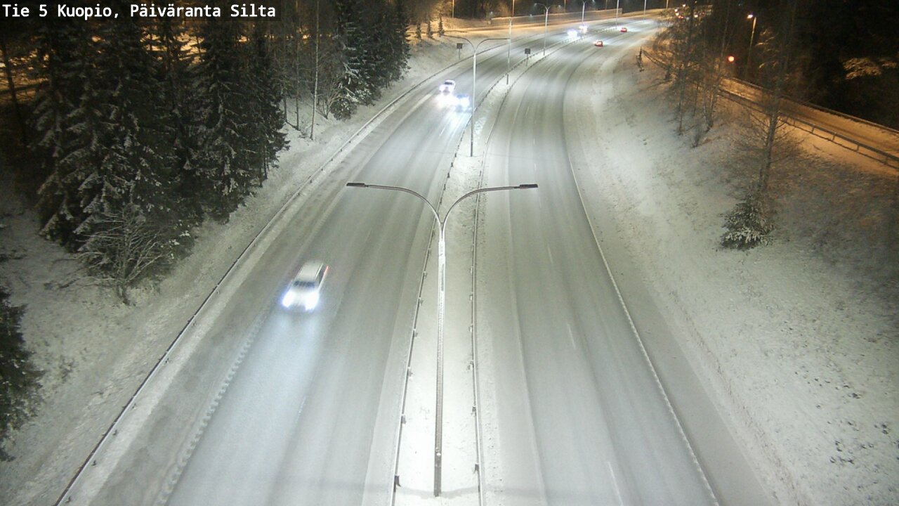Kelikamerat Kuva Tie 5 Kuopio, Päiväranta silta, Kuopio, Pohjois-Savo