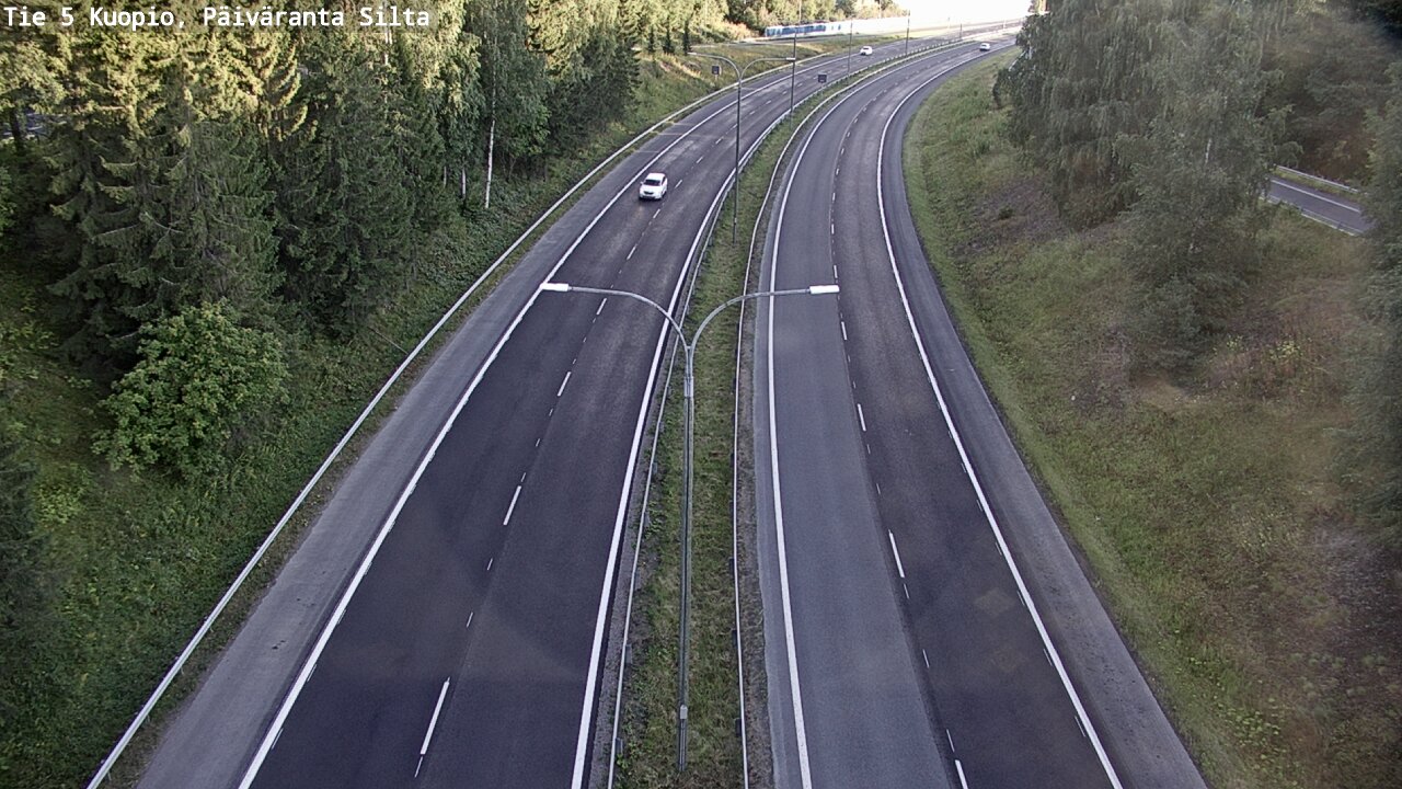 Weather Camera Image Road 5 Kuopio, Päiväranta silta, Kuopio, Pohjois-Savo