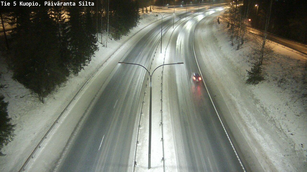 Weather Camera Image Road 5 Kuopio, Päiväranta silta, Kuopio, Pohjois-Savo