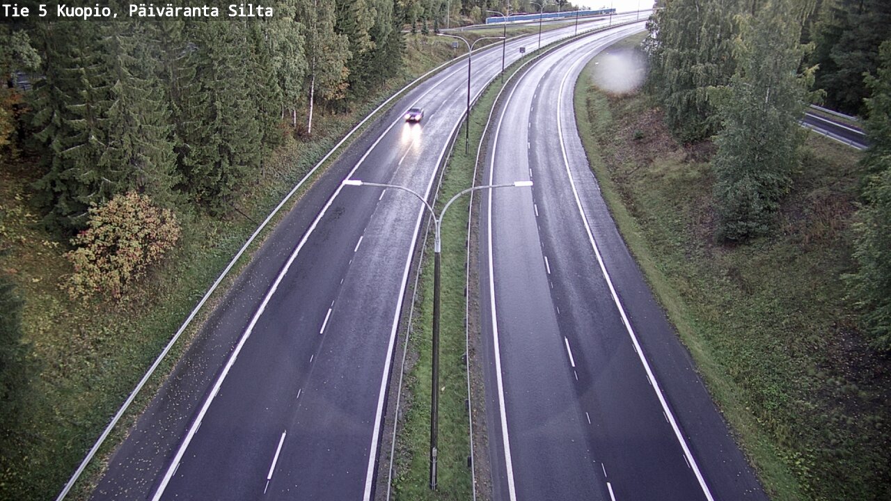 Weather Camera Image Road 5 Kuopio, Päiväranta silta, Kuopio, Pohjois-Savo