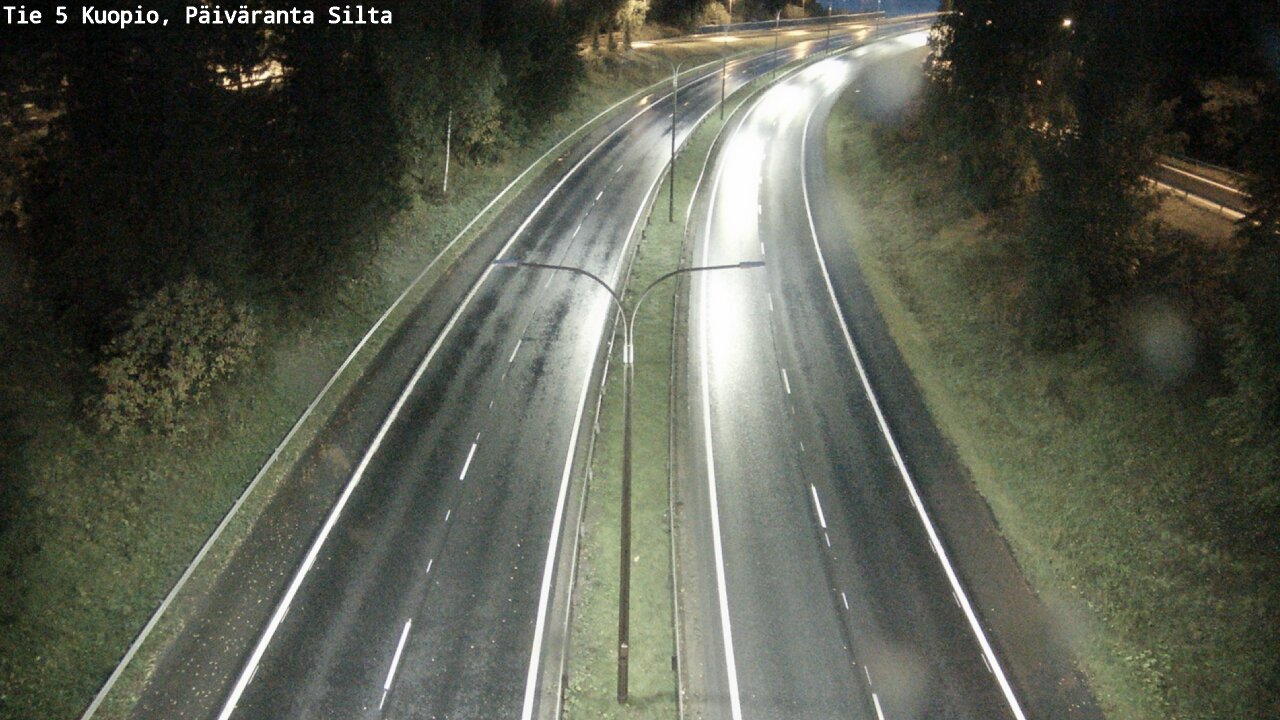 Weather Camera Image Road 5 Kuopio, Päiväranta silta, Kuopio, Pohjois-Savo