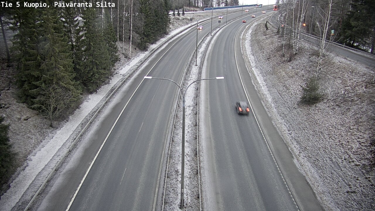Kelikamerat Kuva Tie 5 Kuopio, Päiväranta silta, Kuopio, Pohjois-Savo