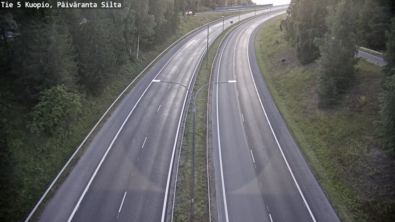 Kelikamerat Kuva Tie 5 Kuopio, Päiväranta silta, Kuopio, Pohjois-Savo