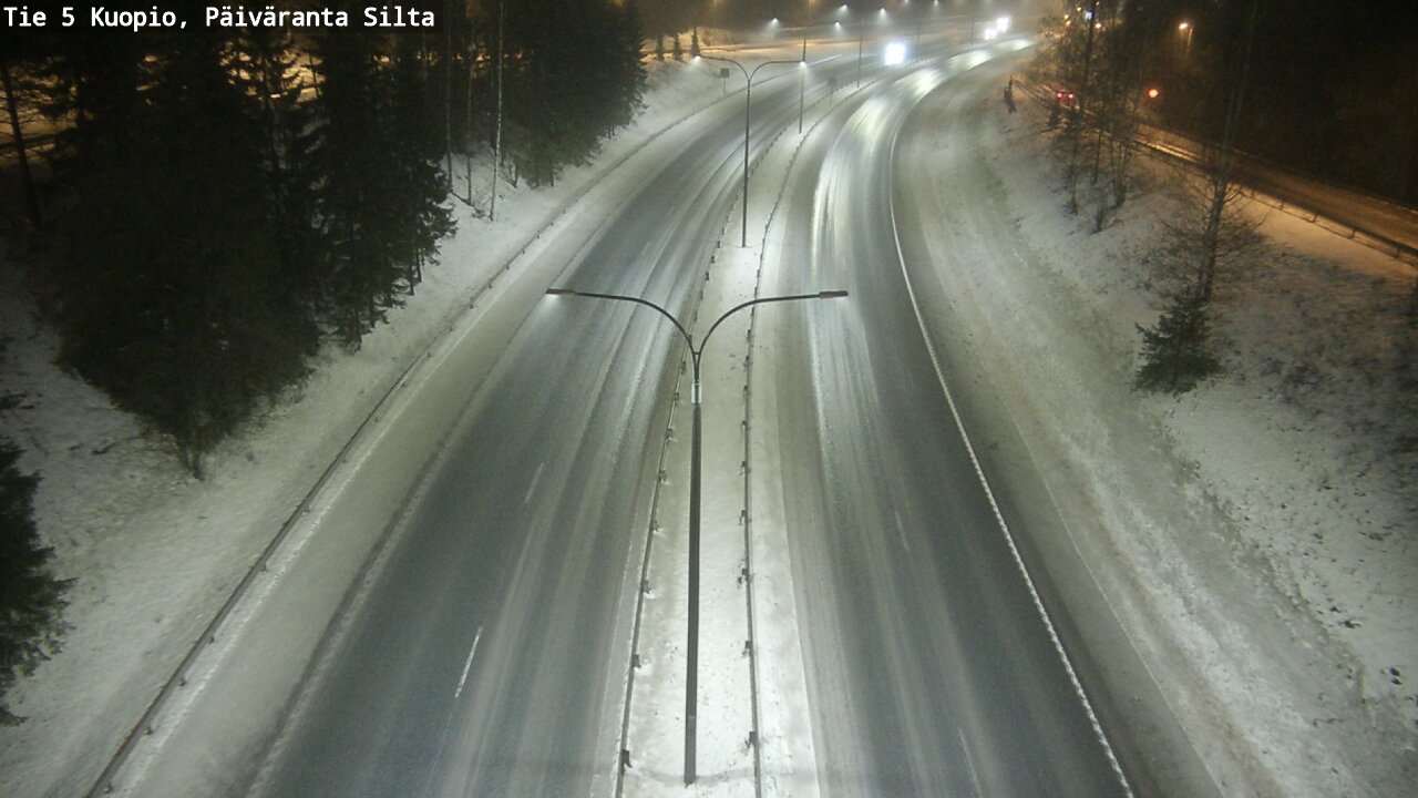 Weather Camera Image Road 5 Kuopio, Päiväranta silta, Kuopio, Pohjois-Savo