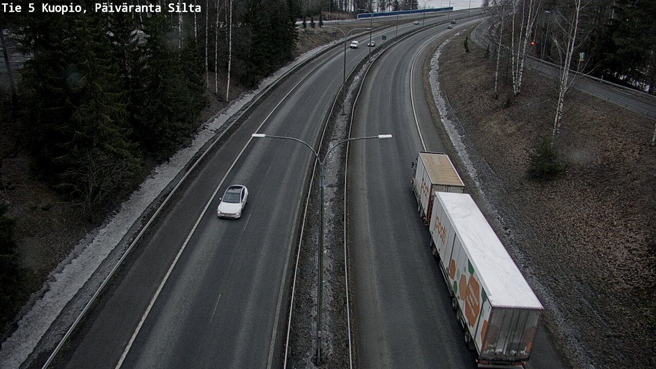 Kelikamerat Kuva Tie 5 Kuopio, Päiväranta silta, Kuopio, Pohjois-Savo