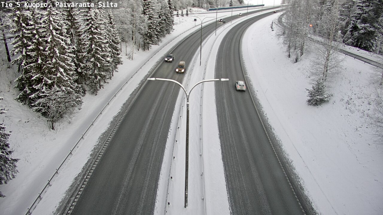 Kelikamerat Kuva Tie 5 Kuopio, Päiväranta silta, Kuopio, Pohjois-Savo