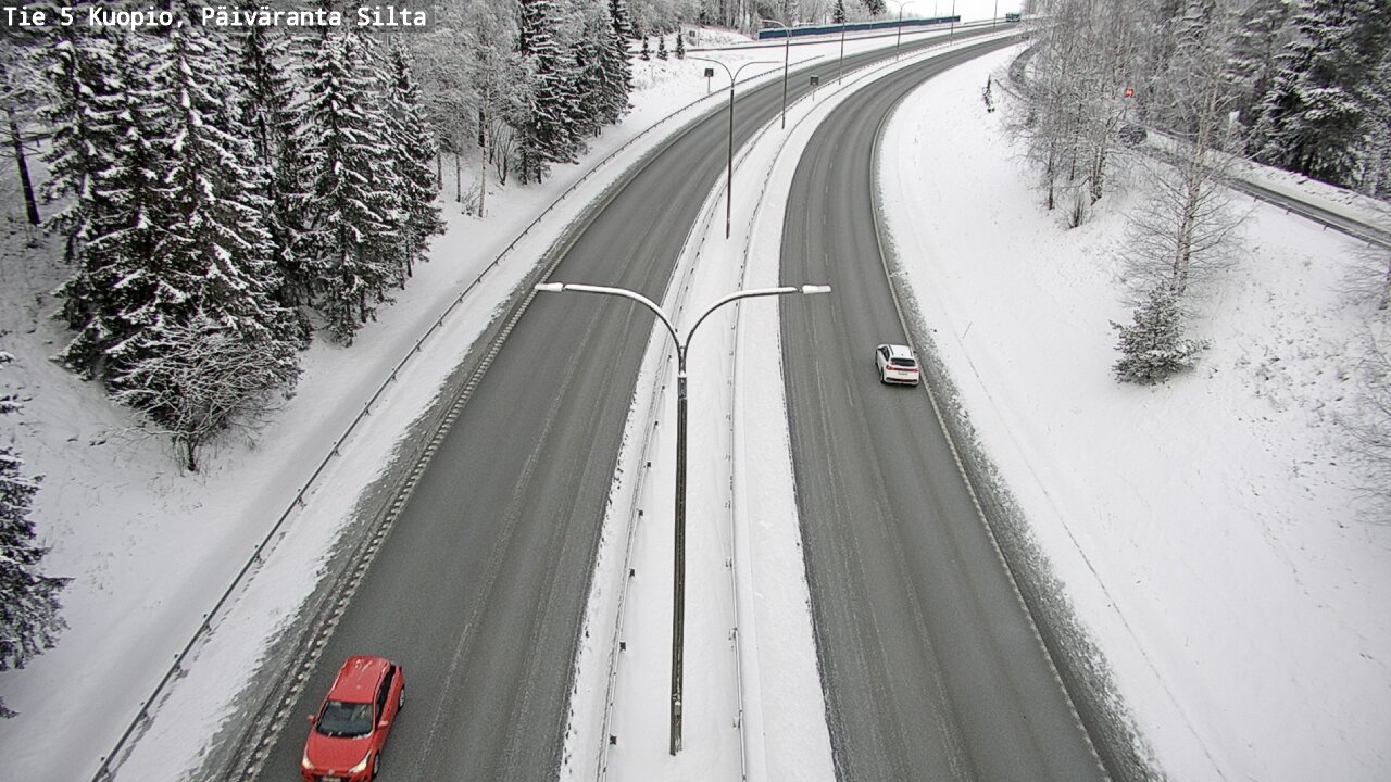 Kelikamerat Kuva Tie 5 Kuopio, Päiväranta silta, Kuopio, Pohjois-Savo