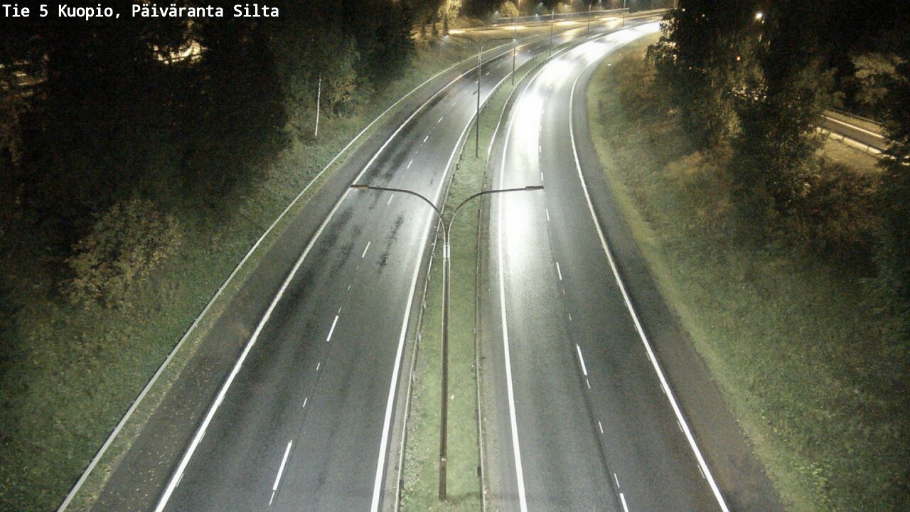 Weather Camera Image Road 5 Kuopio, Päiväranta silta, Kuopio, Pohjois-Savo