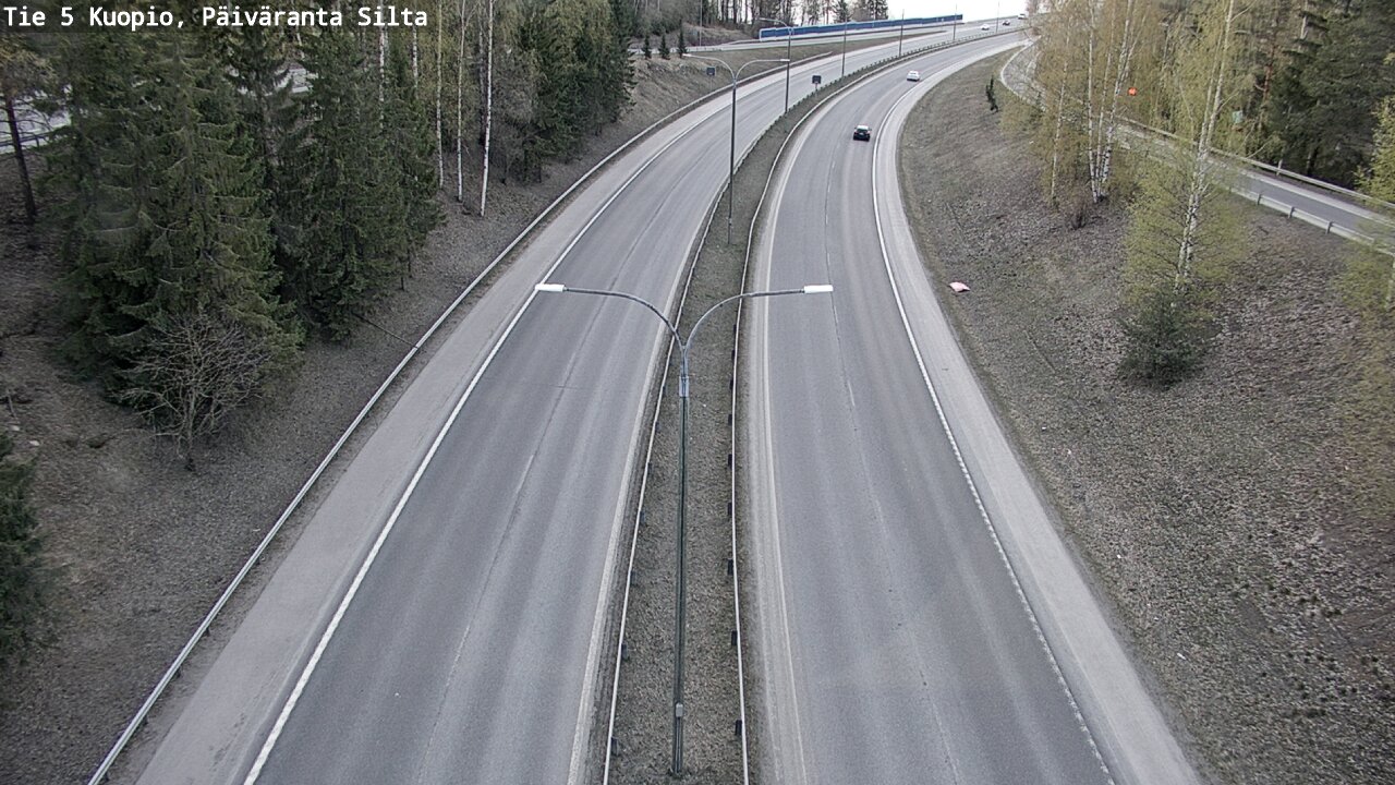 Weather Camera Image Road 5 Kuopio, Päiväranta silta, Kuopio, Pohjois-Savo