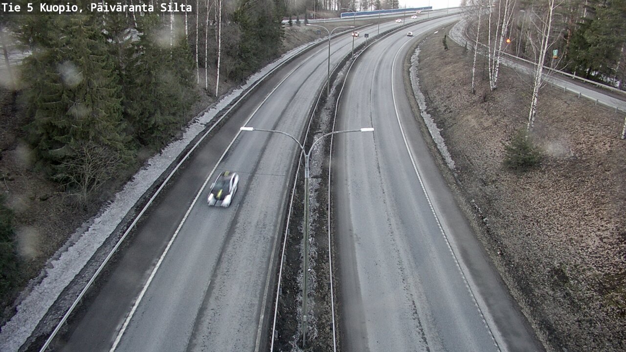 Kelikamerat Kuva Tie 5 Kuopio, Päiväranta silta, Kuopio, Pohjois-Savo