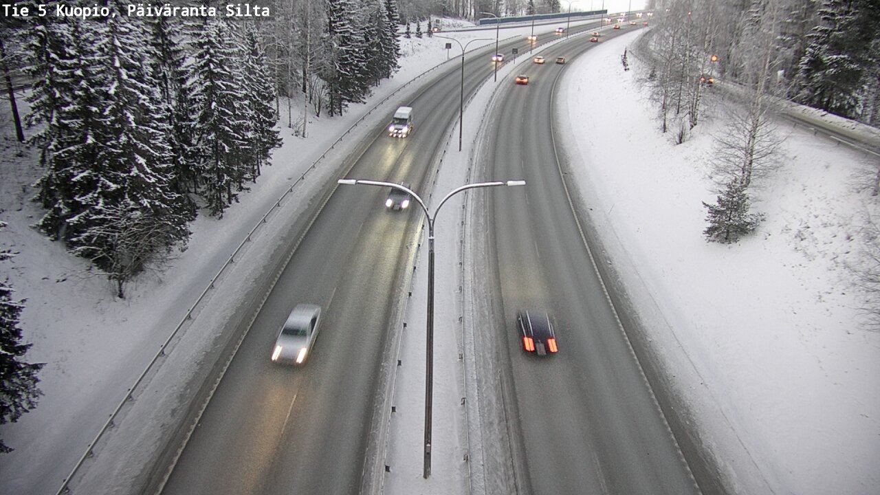 Kelikamerat Kuva Tie 5 Kuopio, Päiväranta silta, Kuopio, Pohjois-Savo