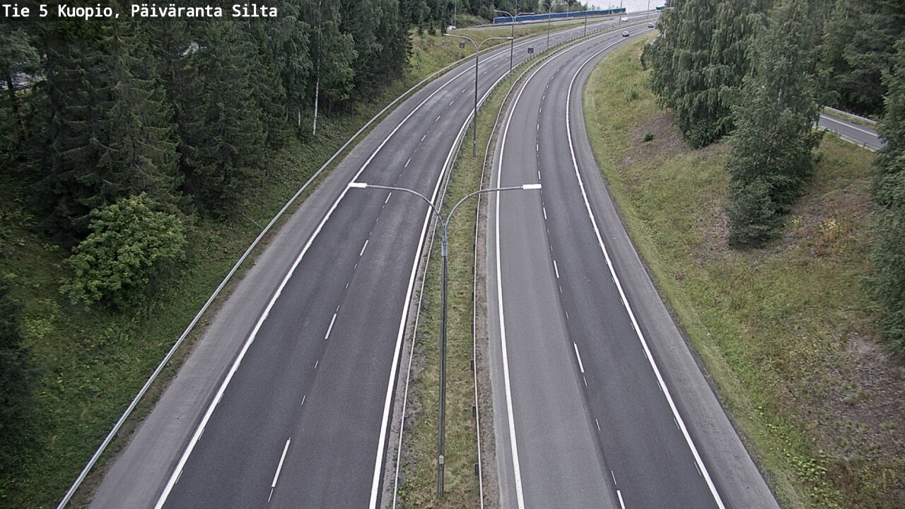 Kelikamerat Kuva Tie 5 Kuopio, Päiväranta silta, Kuopio, Pohjois-Savo