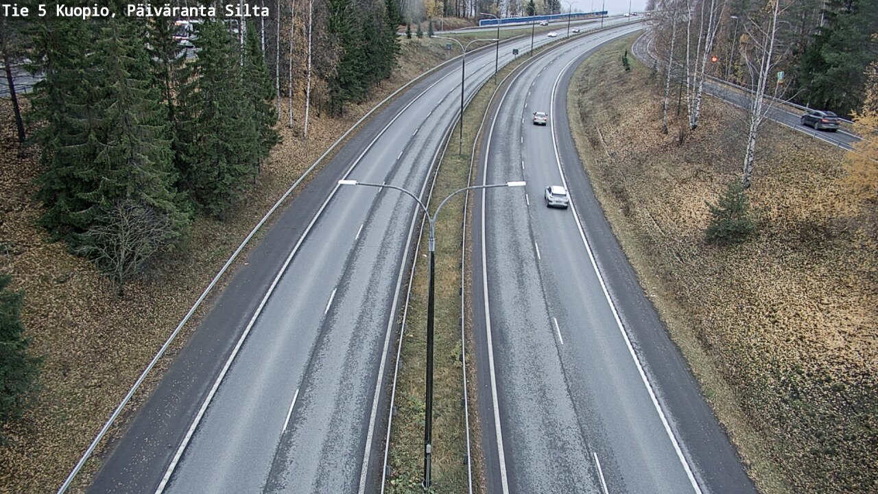 Weather Camera Image Väg 5 Kuopio, Päiväranta silta, Kuopio, Pohjois-Savo