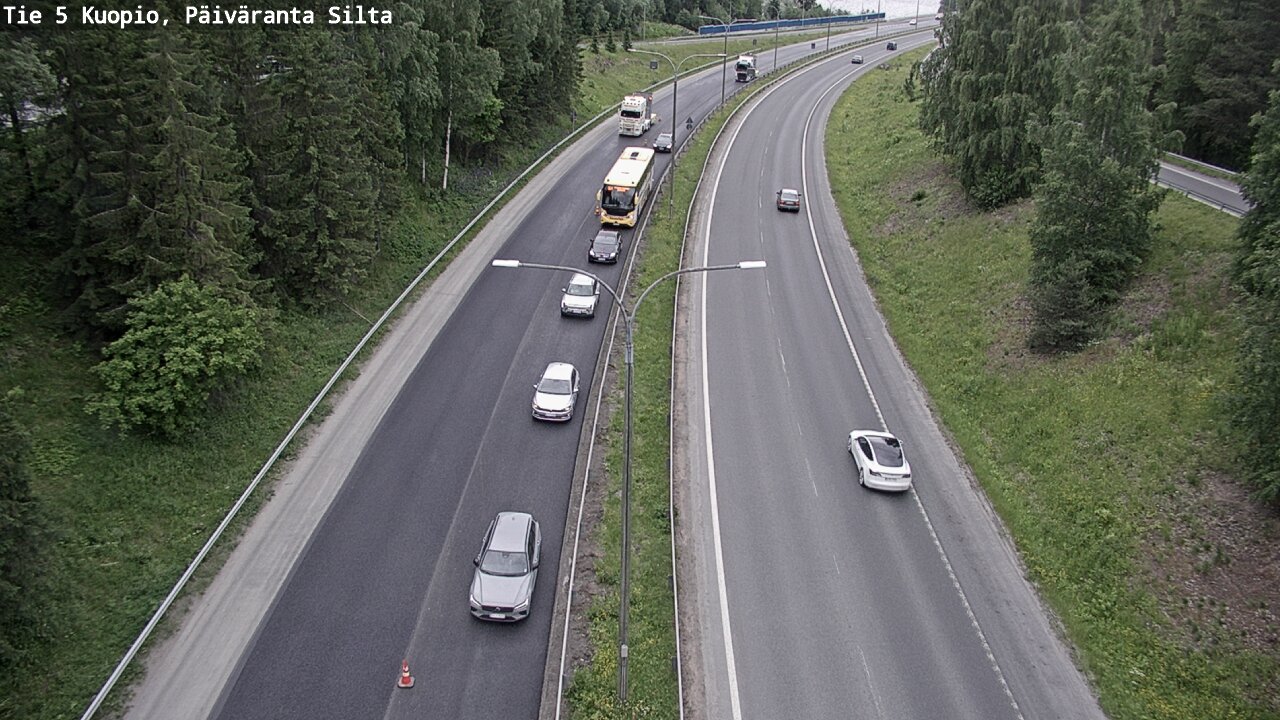 Kelikamerat Kuva Tie 5 Kuopio, Päiväranta silta, Kuopio, Pohjois-Savo