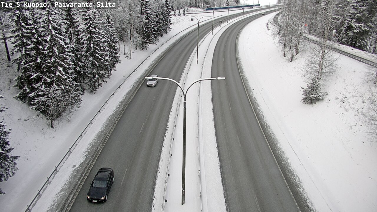 Kelikamerat Kuva Tie 5 Kuopio, Päiväranta silta, Kuopio, Pohjois-Savo