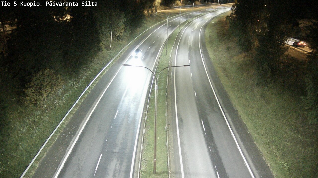 Weather Camera Image Road 5 Kuopio, Päiväranta silta, Kuopio, Pohjois-Savo