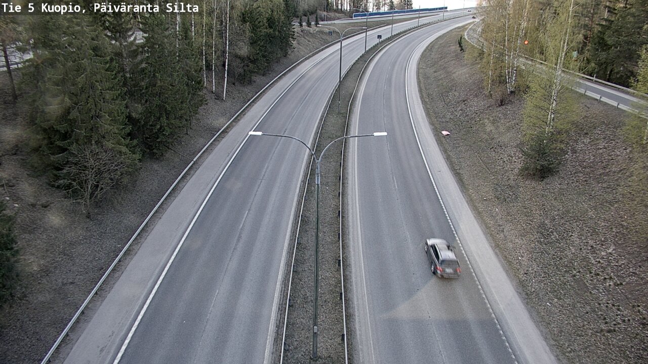 Weather Camera Image Road 5 Kuopio, Päiväranta silta, Kuopio, Pohjois-Savo