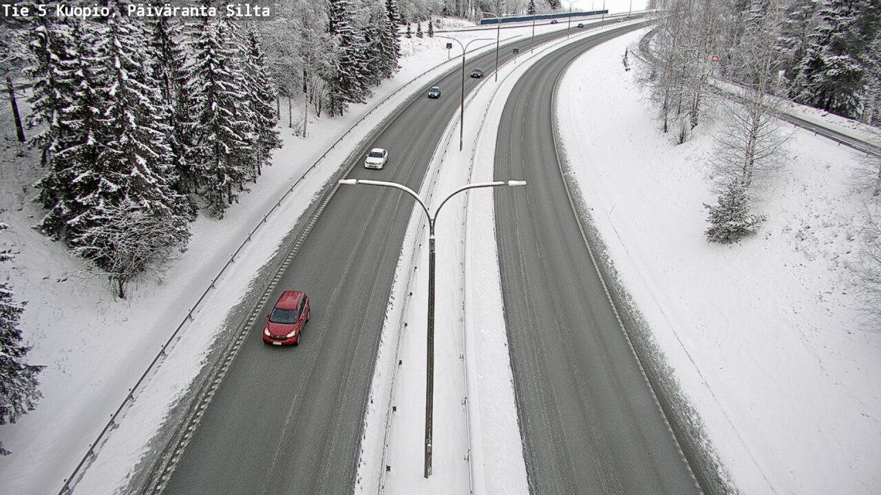 Kelikamerat Kuva Tie 5 Kuopio, Päiväranta silta, Kuopio, Pohjois-Savo