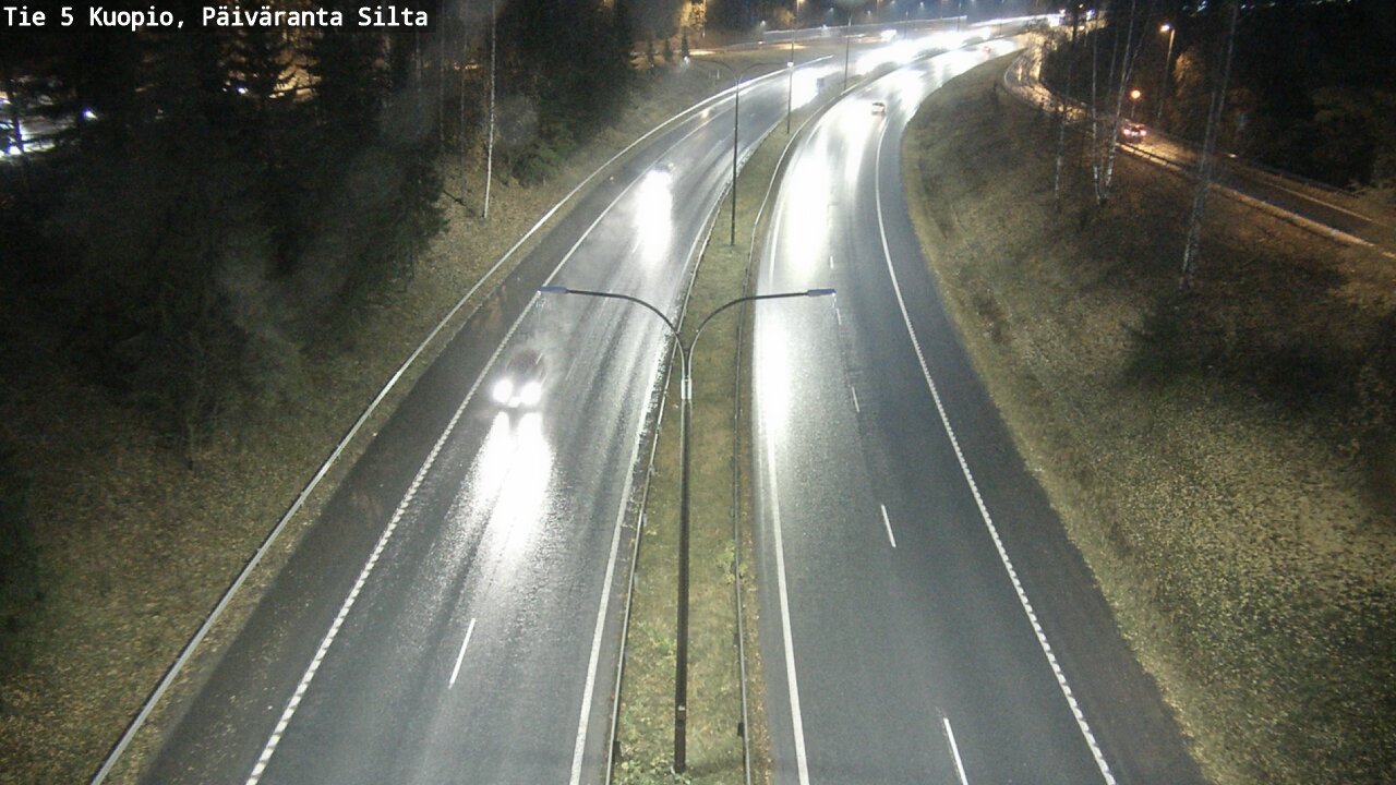 Weather Camera Image Väg 5 Kuopio, Päiväranta silta, Kuopio, Pohjois-Savo