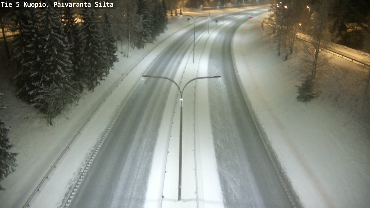 Kelikamerat Kuva Tie 5 Kuopio, Päiväranta silta, Kuopio, Pohjois-Savo