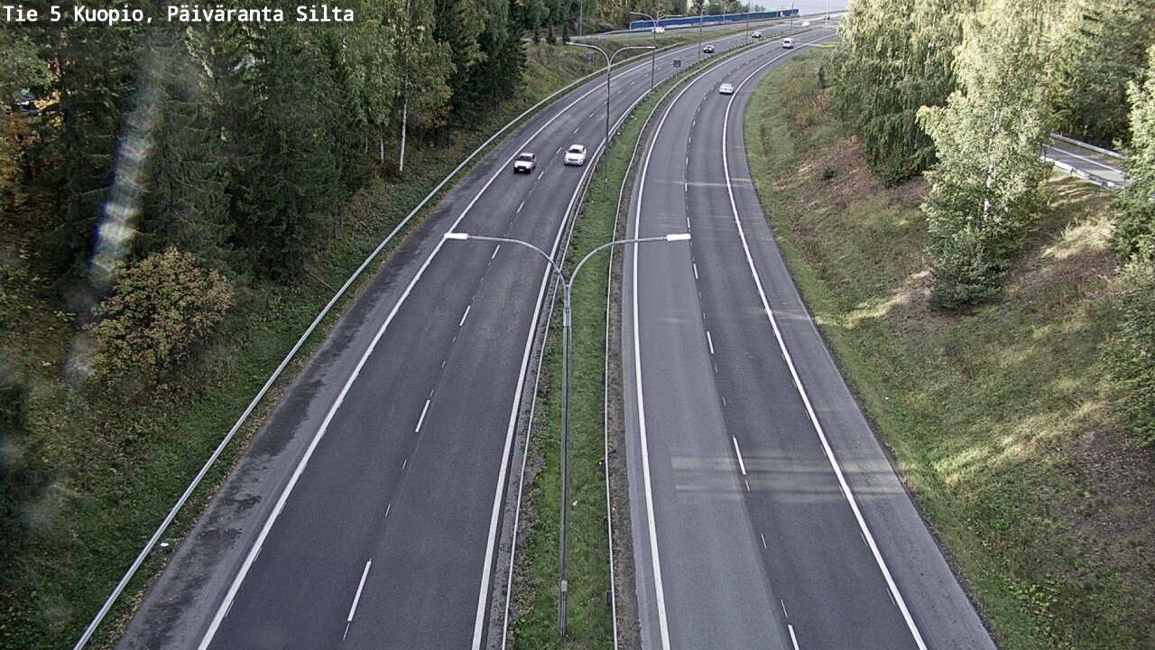 Weather Camera Image Väg 5 Kuopio, Päiväranta silta, Kuopio, Pohjois-Savo