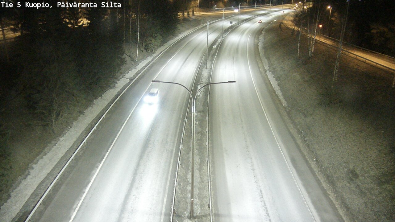 Kelikamerat Kuva Tie 5 Kuopio, Päiväranta silta, Kuopio, Pohjois-Savo