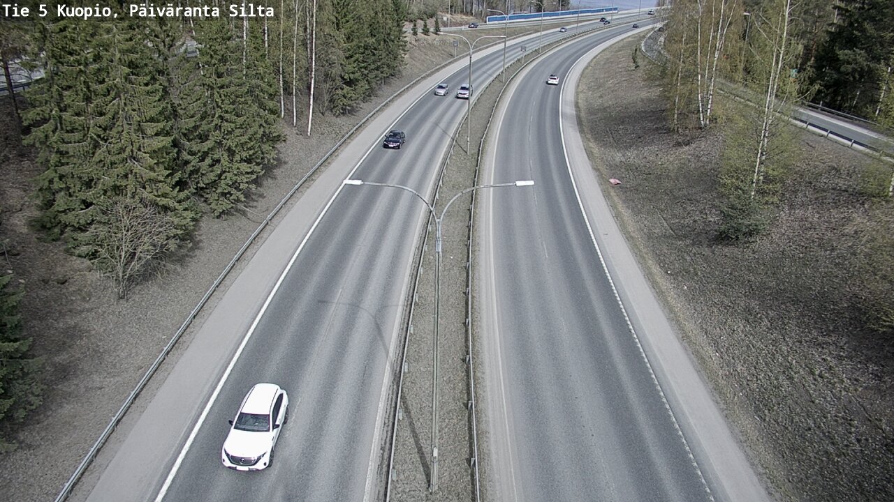 Kelikamerat Kuva Tie 5 Kuopio, Päiväranta silta, Kuopio, Pohjois-Savo