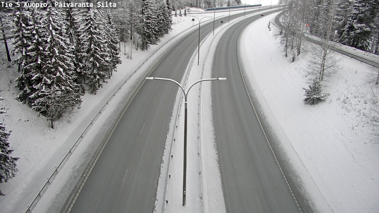 Weather Camera Image Väg 5 Kuopio, Päiväranta silta, Kuopio, Pohjois-Savo