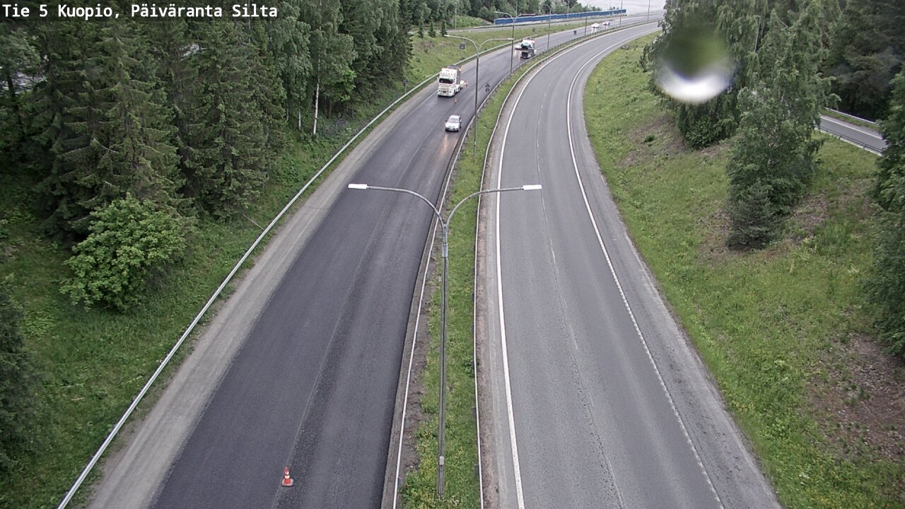 Kelikamerat Kuva Tie 5 Kuopio, Päiväranta silta, Kuopio, Pohjois-Savo