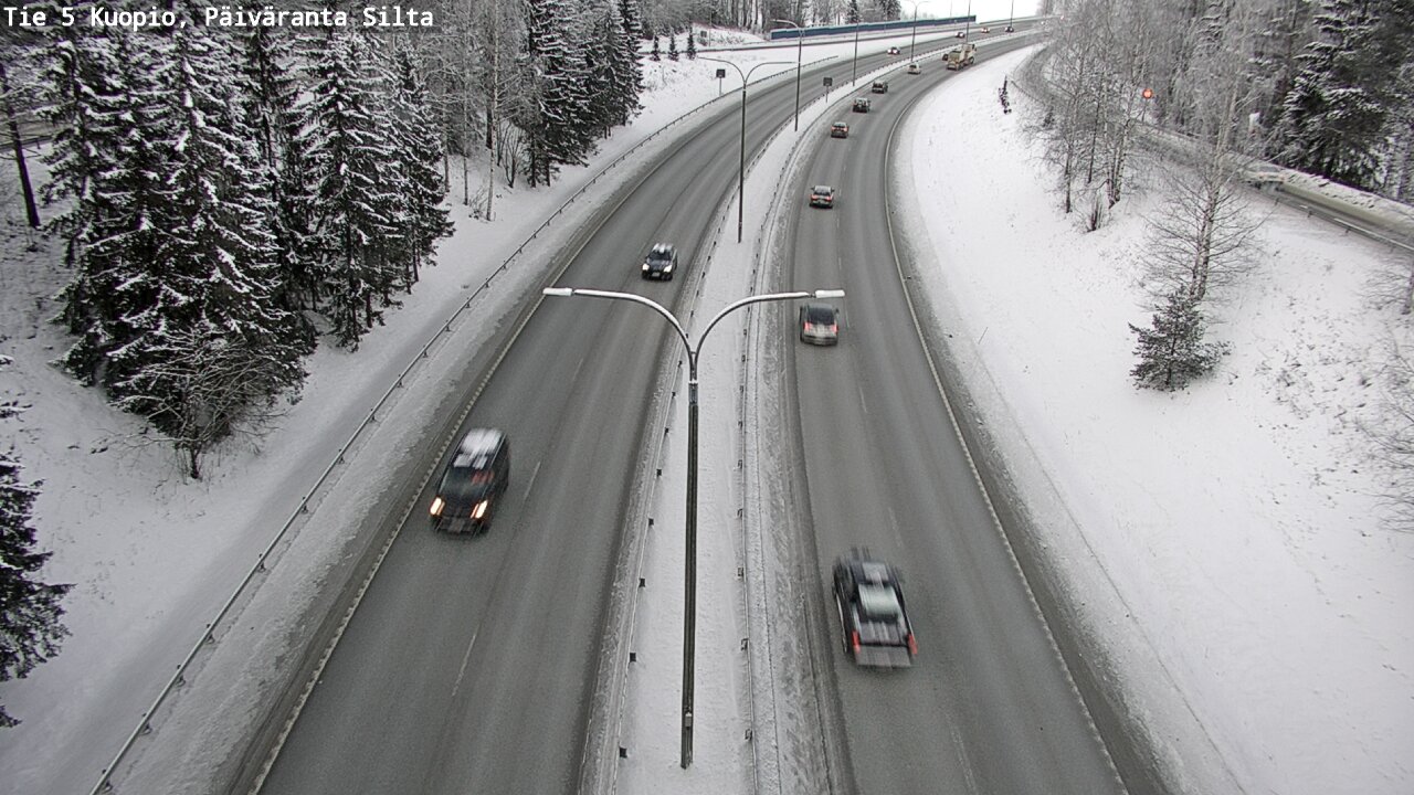 Kelikamerat Kuva Tie 5 Kuopio, Päiväranta silta, Kuopio, Pohjois-Savo