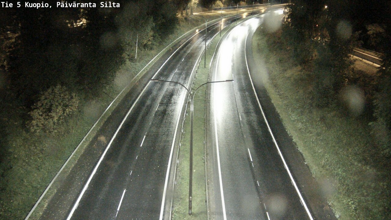 Weather Camera Image Road 5 Kuopio, Päiväranta silta, Kuopio, Pohjois-Savo