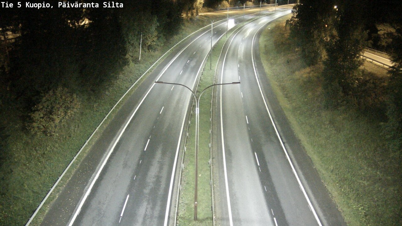 Weather Camera Image Road 5 Kuopio, Päiväranta silta, Kuopio, Pohjois-Savo