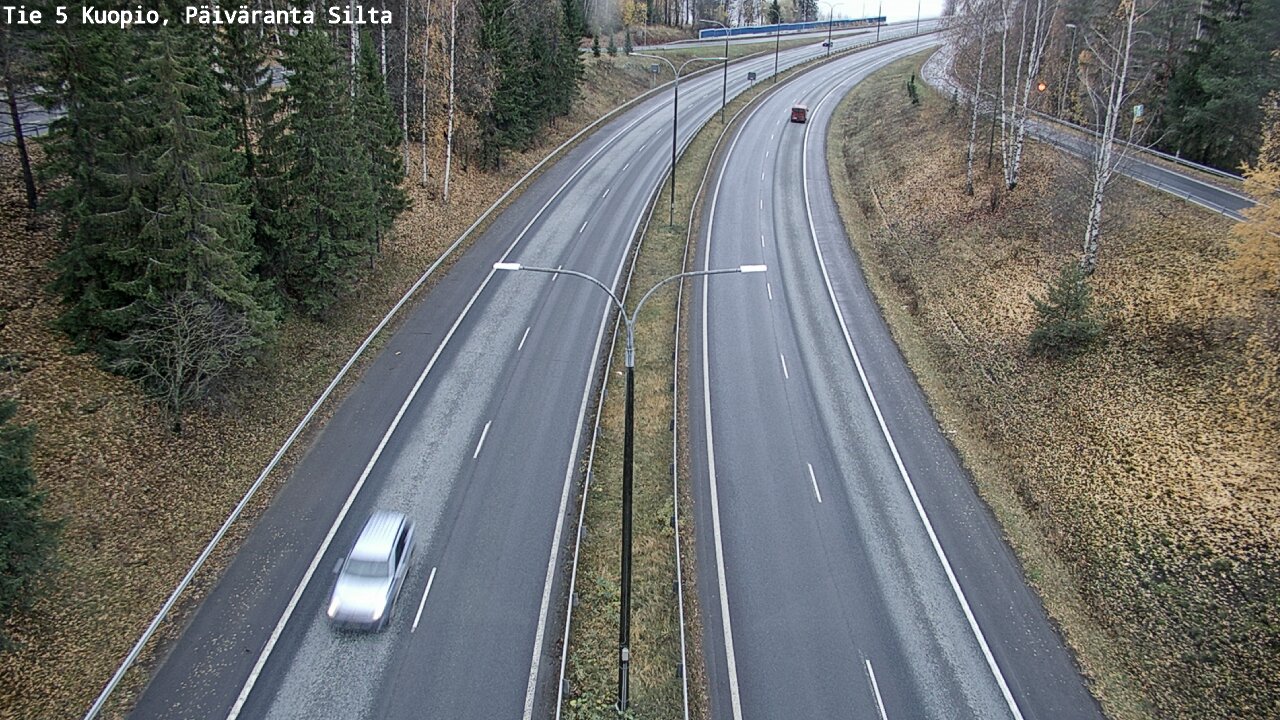 Weather Camera Image Väg 5 Kuopio, Päiväranta silta, Kuopio, Pohjois-Savo