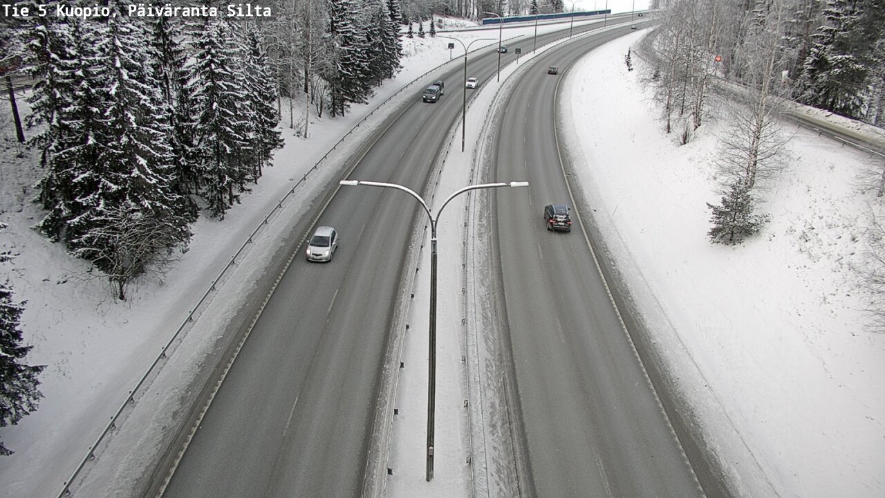 Kelikamerat Kuva Tie 5 Kuopio, Päiväranta silta, Kuopio, Pohjois-Savo
