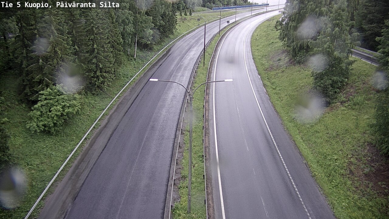 Kelikamerat Kuva Tie 5 Kuopio, Päiväranta silta, Kuopio, Pohjois-Savo