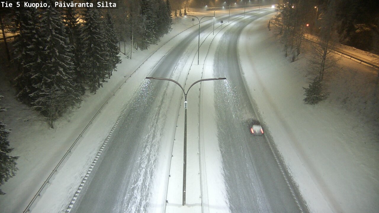 Kelikamerat Kuva Tie 5 Kuopio, Päiväranta silta, Kuopio, Pohjois-Savo